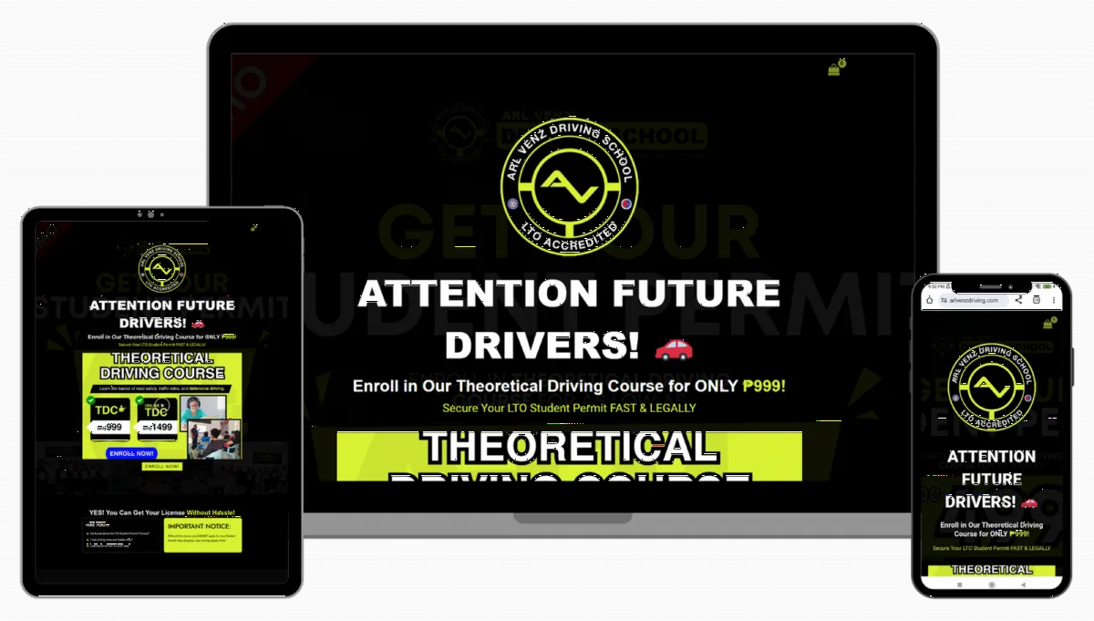 Driving School Website by HRM Creative Solutions