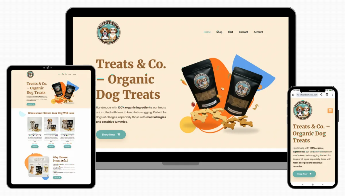 Online store built by HRM Creative Solutions