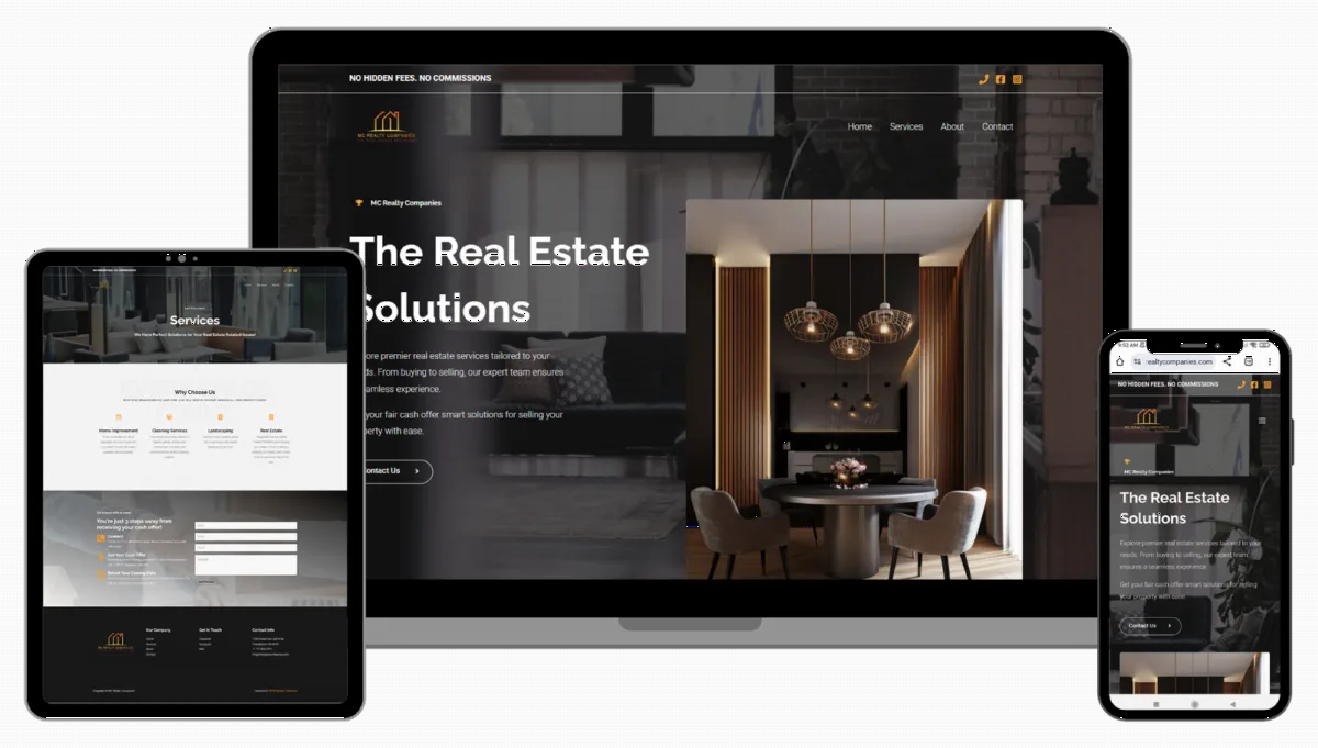 Real Estate Company Website by HRM Creative Solutions